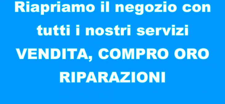 Si Riparte…