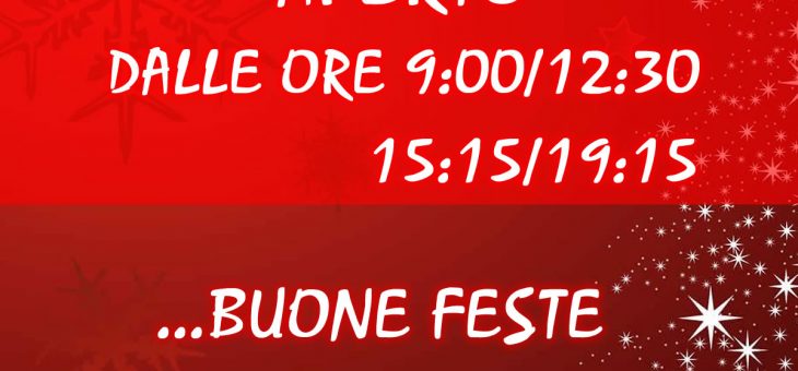 Orari Natale