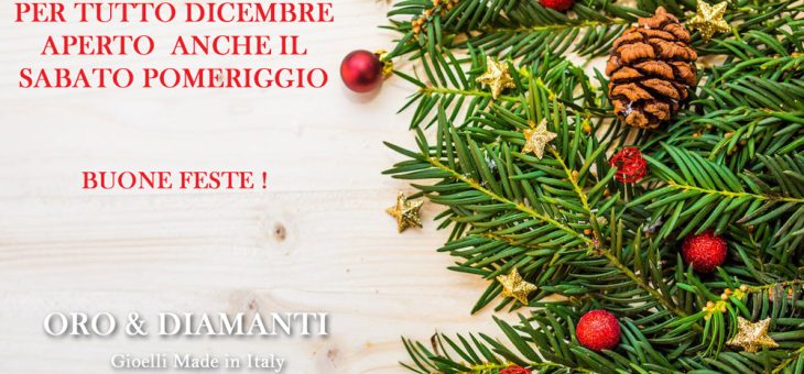 Aperto anche il sabato pomeriggio